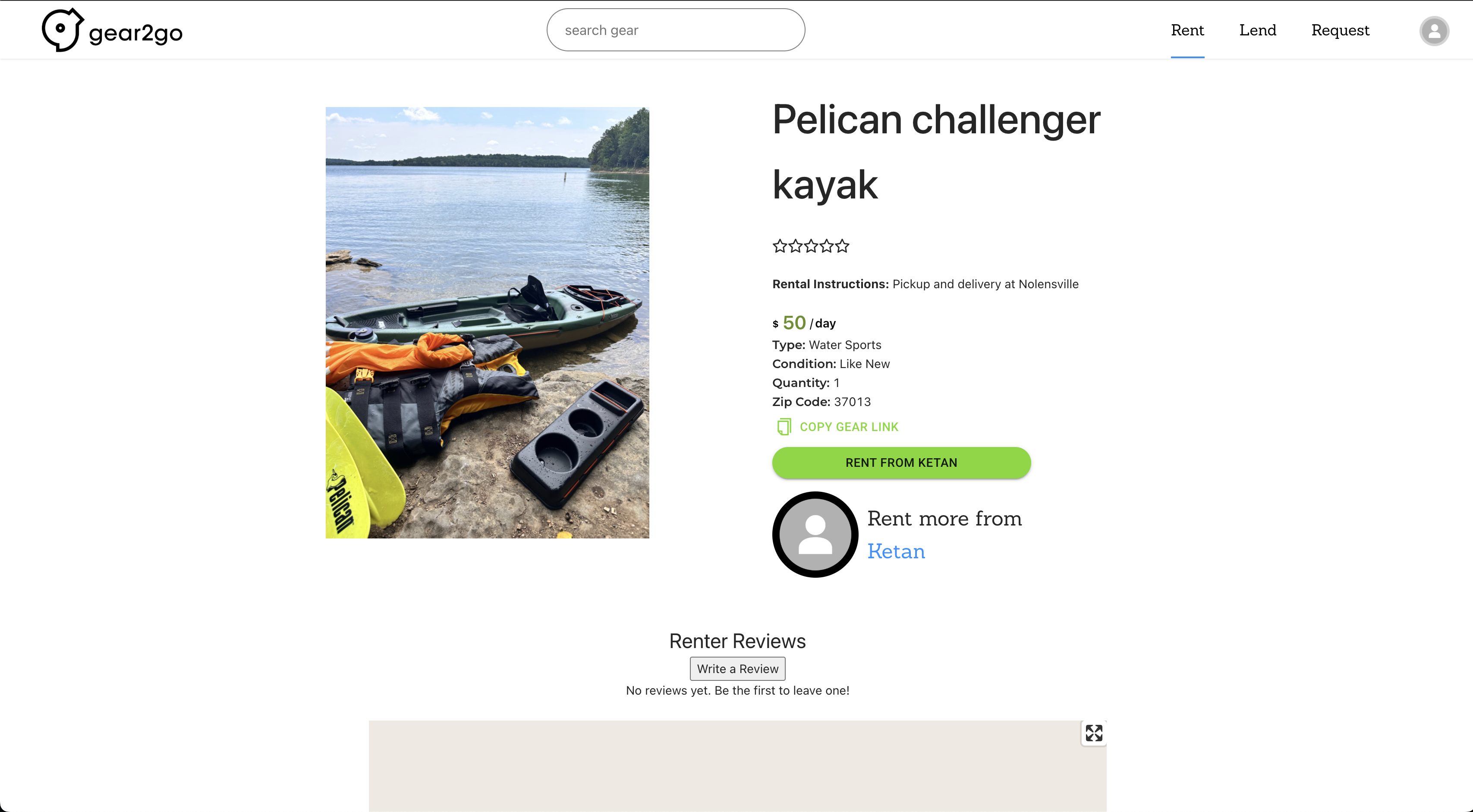 Pelican Challenger Kayak listing detail